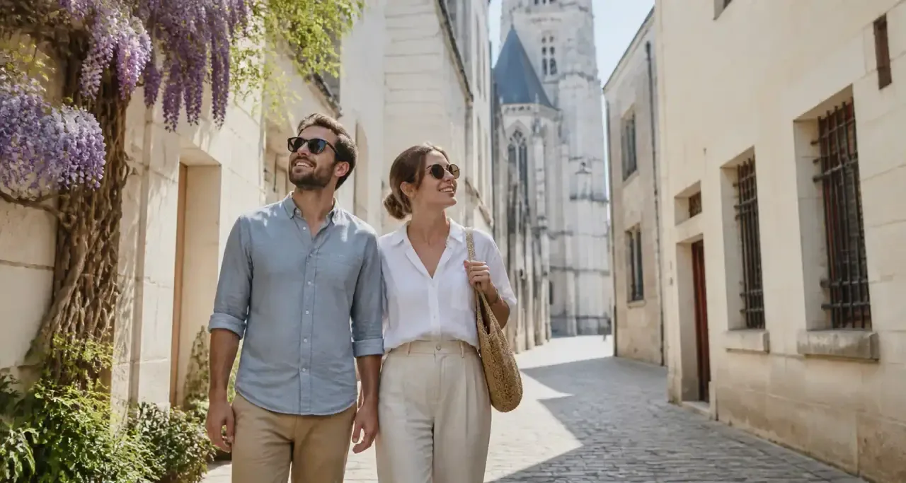 Quartier de la cathédrale de Tours, un week-end