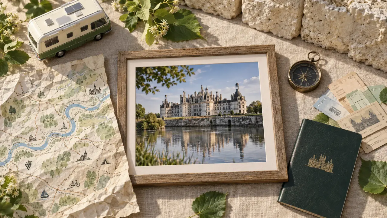 Chateau de la Loire en camping car, Chambord au programme