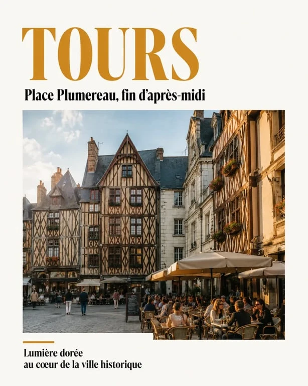 Guide du Routard Touraine : place Plumereau à Tours, base pratique pour rayonner en Touraine