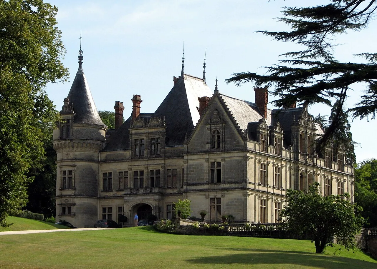 Château de la Bourdaisière, south-western aspect