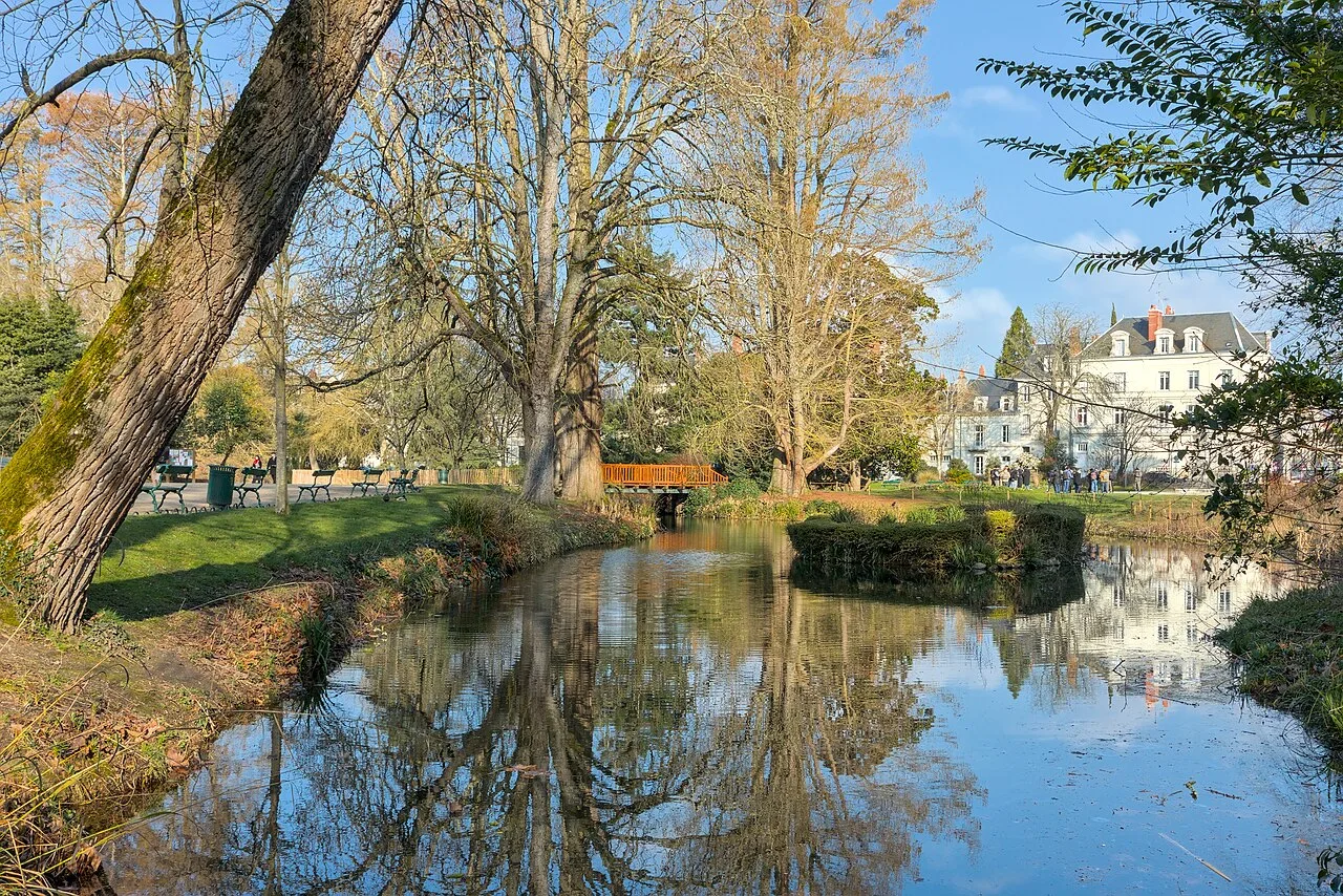 Le jardin des Prébendes d'Oé à Tours, pour une promenade avant le concert.
