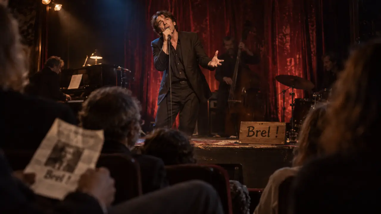 Olivier Laurent fait revivre Jacques Brel à l’Espace Malraux